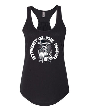 SGM Women's Gathered Racerback Tank - Street Glide Mafia