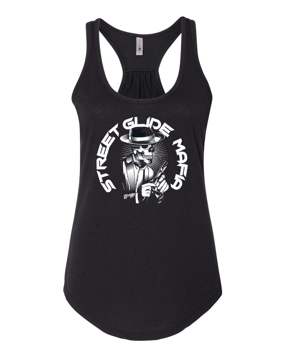 SGM Women's Gathered Racerback Tank - Street Glide Mafia